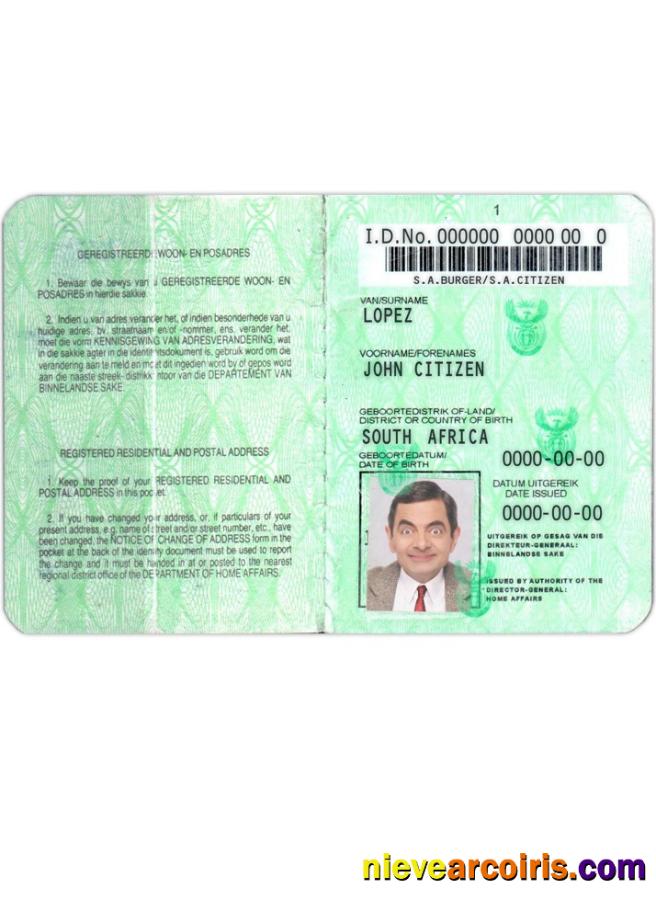 South Africa ID, 1986 – 2013